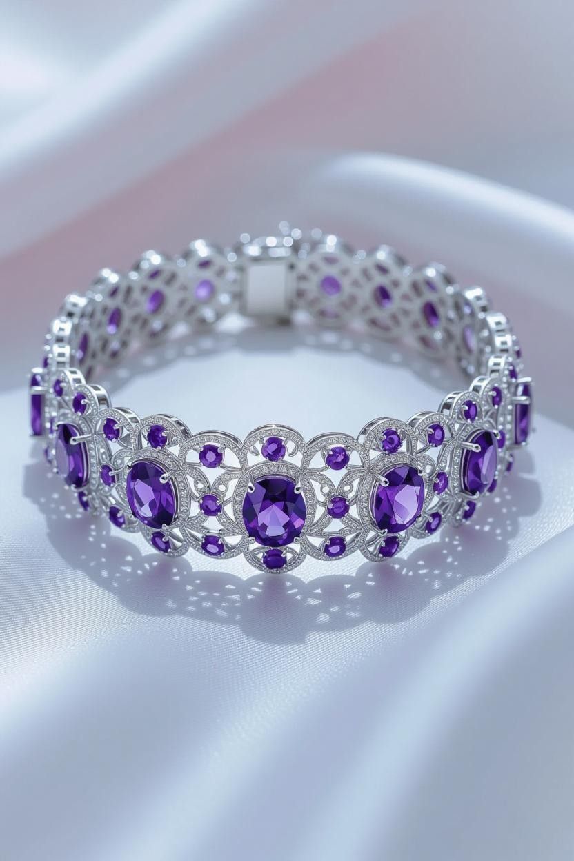 Tanzanite Elegance Bangle